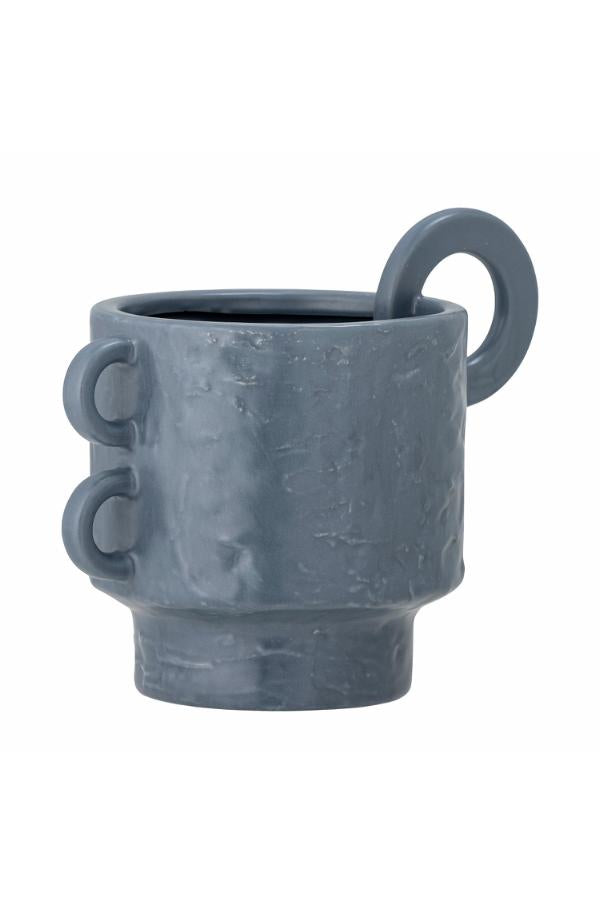 Bloomingville Alfine Flowerpot, Blue, Stoneware