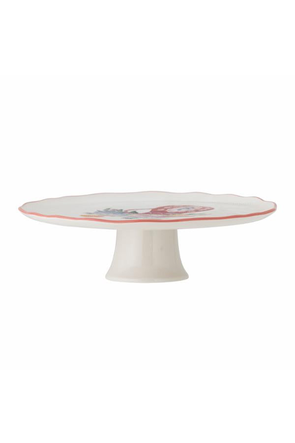 Bloomingville Dorothy Cake Tray, Multi, Stoneware