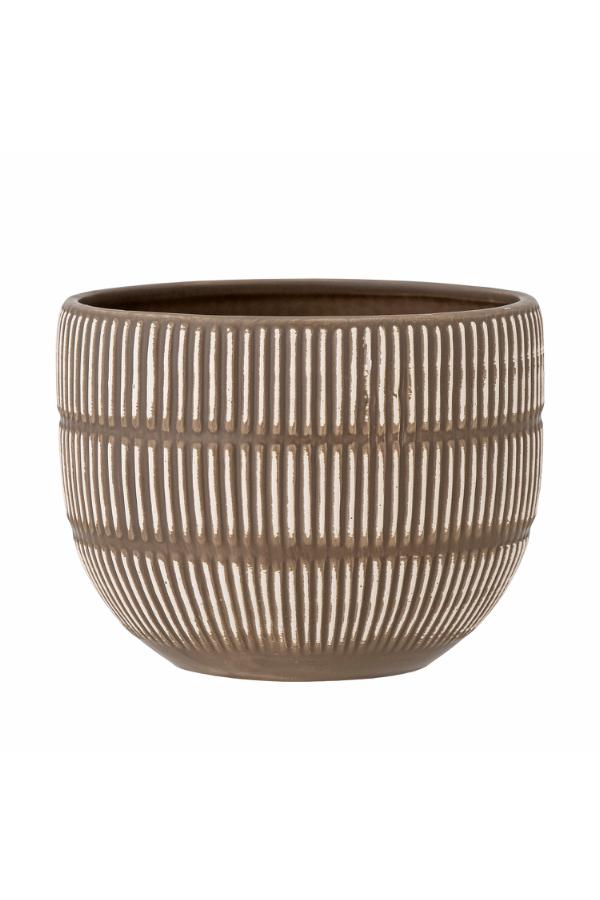 Creative Collection Aiva Flowerpot, Brown, Stoneware