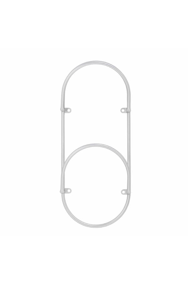 Bloomingville Carlton Magazine Holder, Silver, Metal