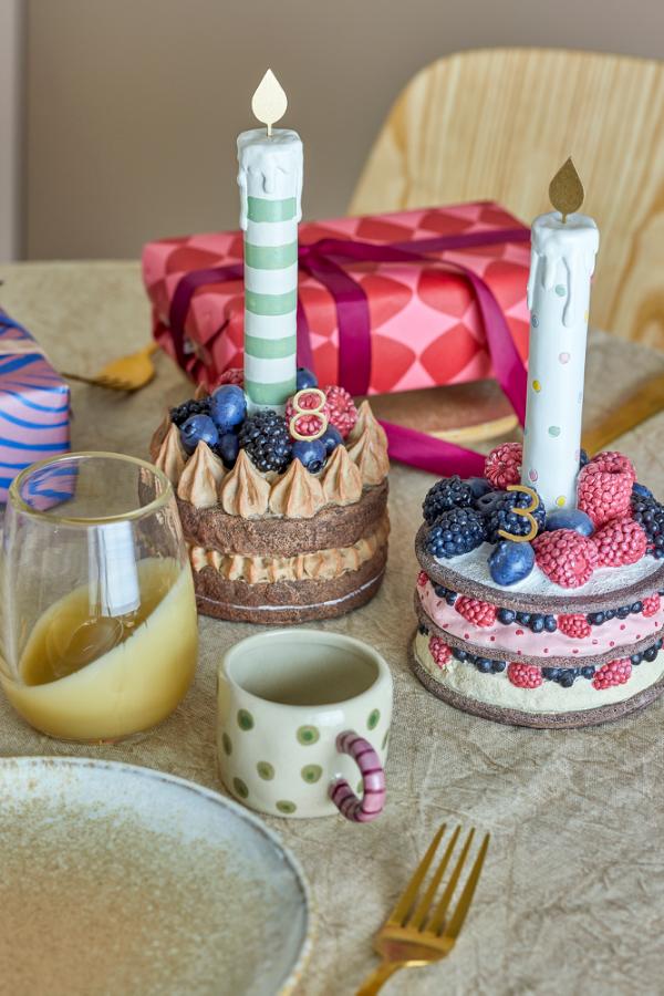 Bloomingville Hooray Birthday Decoration, Multi, Polyresin