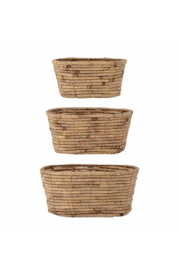Bloomingville Barba Basket, Nature, Water Hyacinth