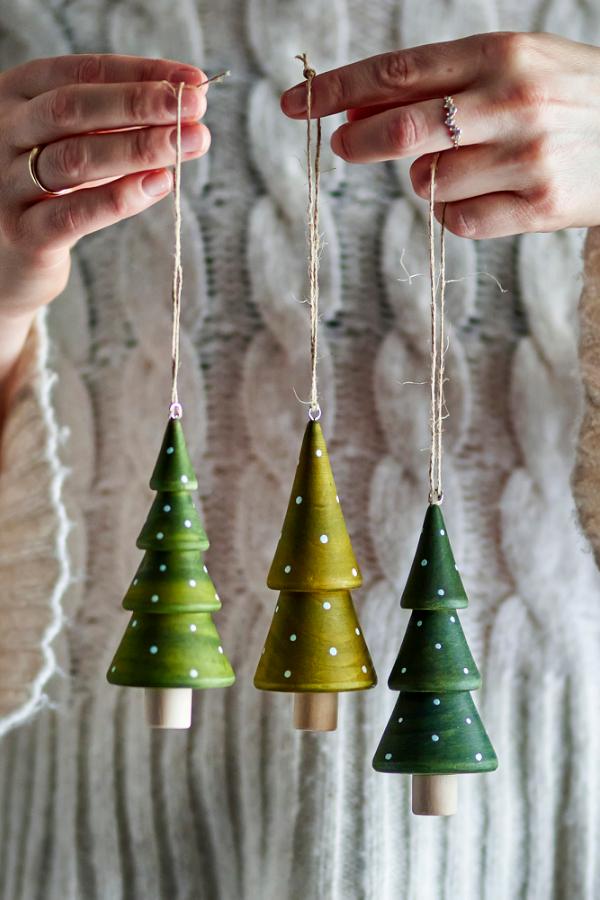 Bloomingville Jayli Ornament, Green, Schima