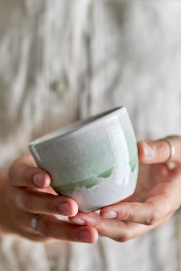 Bloomingville Paula Cup, Green, Stoneware