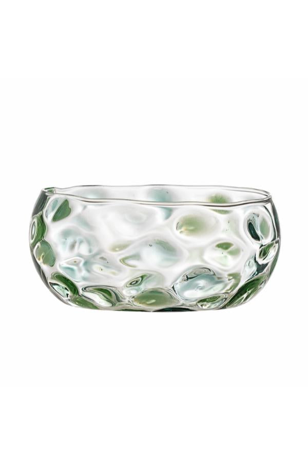 Creative Collection Rondha Bowl, Green, Glass