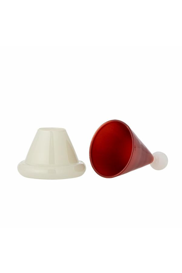Bloomingville Patrice Toothpick Holder, Red, Glass