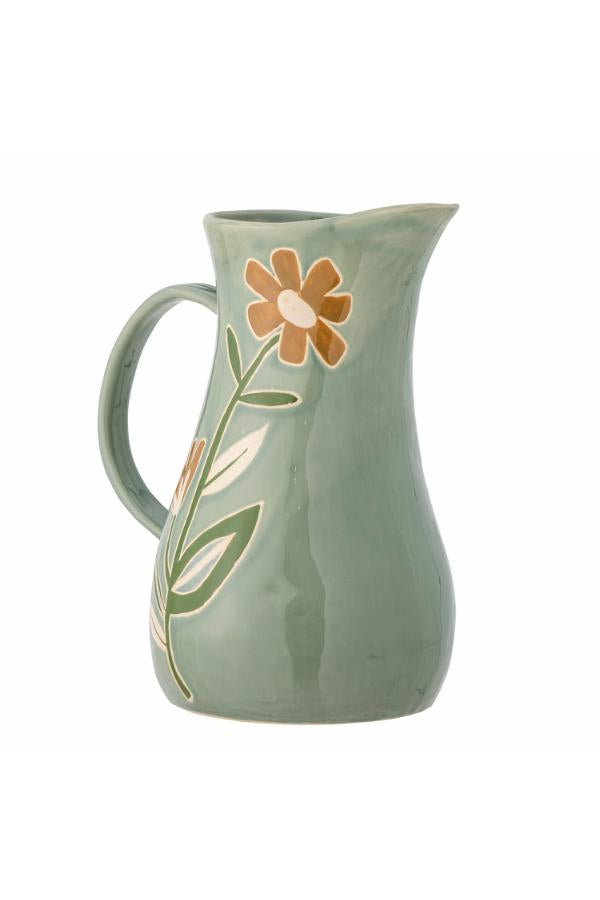 Creative Collection Tangier Jug, Green, Stoneware