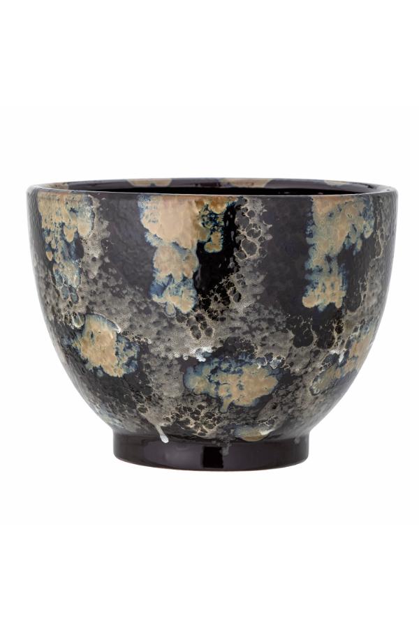 Creative Collection Sayed Flowerpot, Blue, Stoneware
