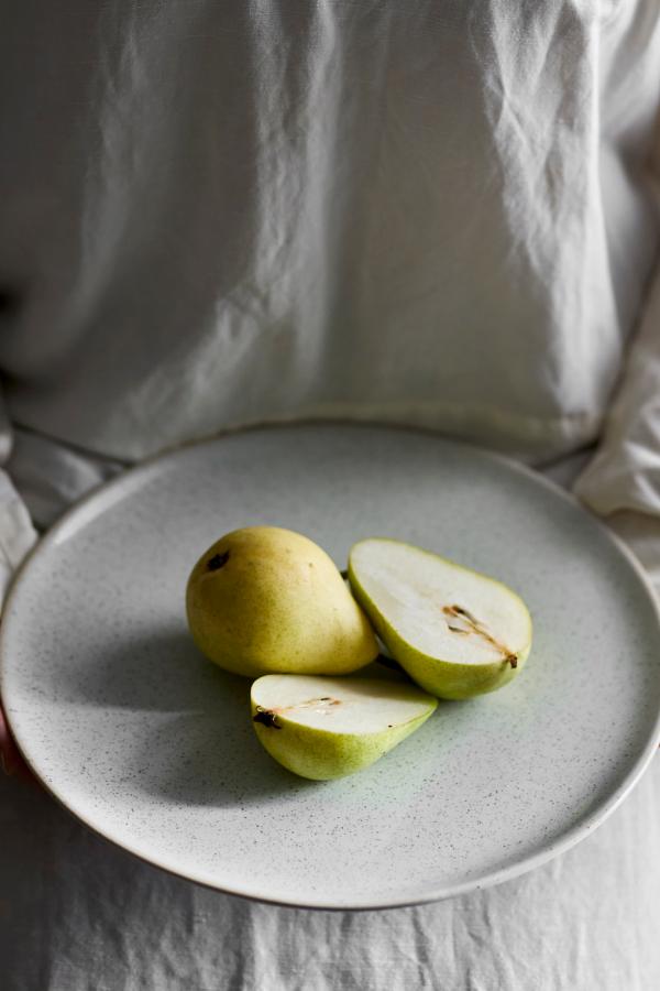 Bloomingville Addison Plate, White, Stoneware