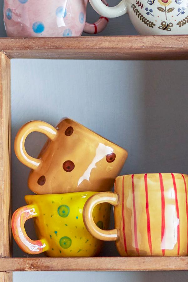 Bloomingville Mini Nini Cup, Yellow, Stoneware