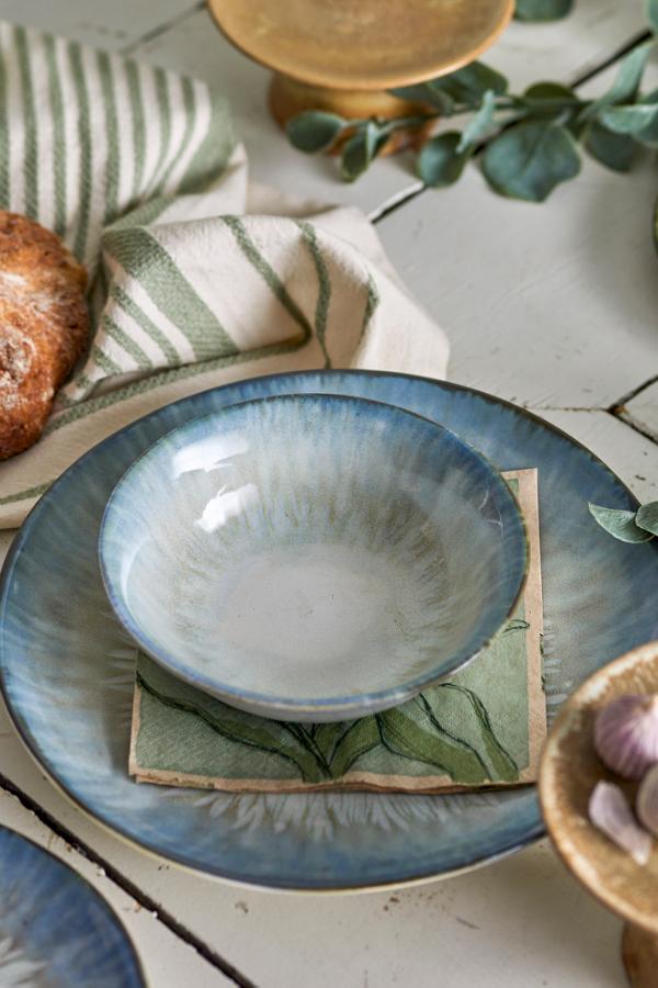 Bloomingville Calen Bowl, Blue, Stoneware