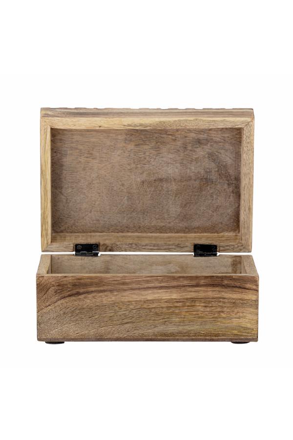 Bloomingville Vercelli Box w/Lid, Nature, Mango