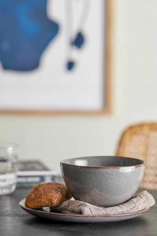 Bloomingville Sandrine Bowl, Grey, Stoneware
