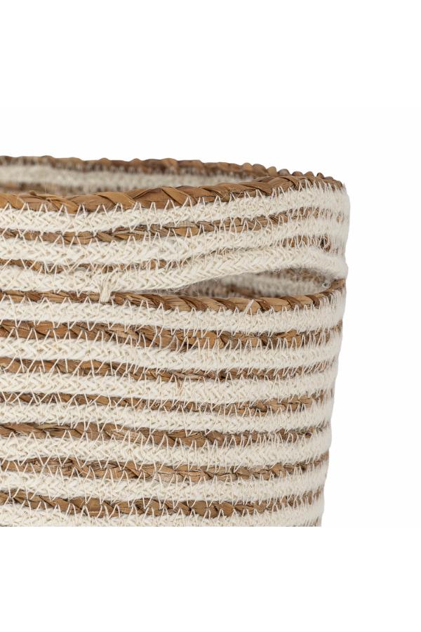 Bloomingville Selena Basket, White, Jute