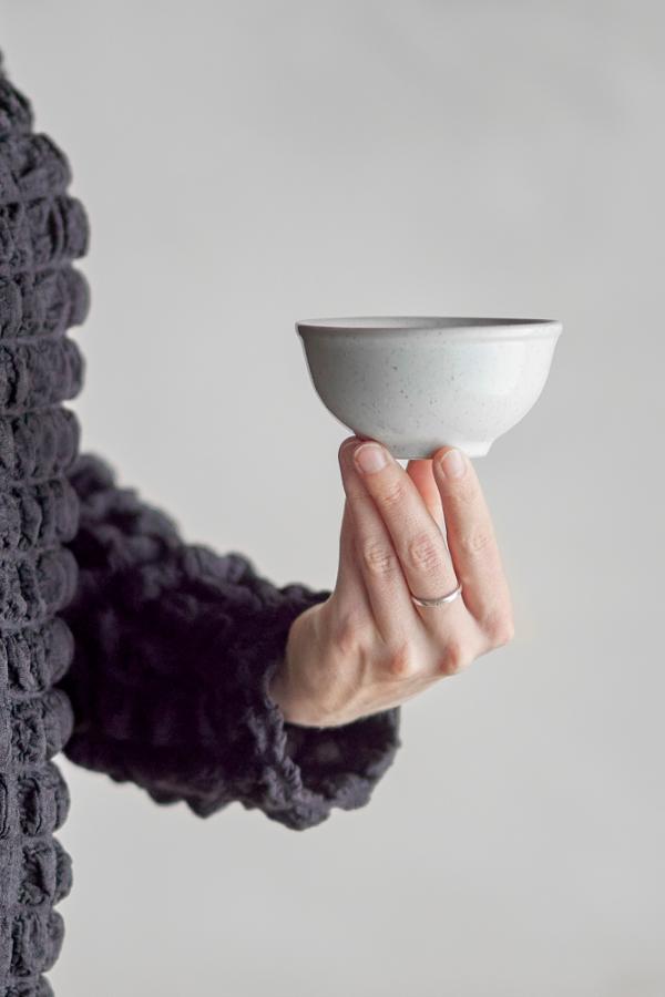 Bloomingville Addison Bowl, White, Stoneware