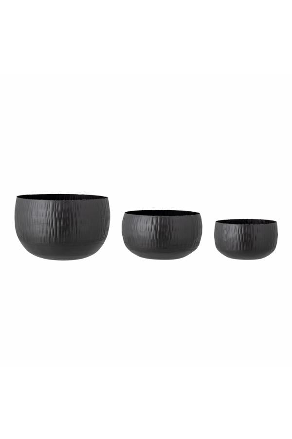 Bloomingville Abisha Flowerpot, Black, Metal