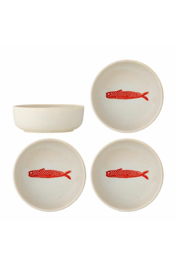 Creative Collection Hadden Bowl, Red, Stoneware