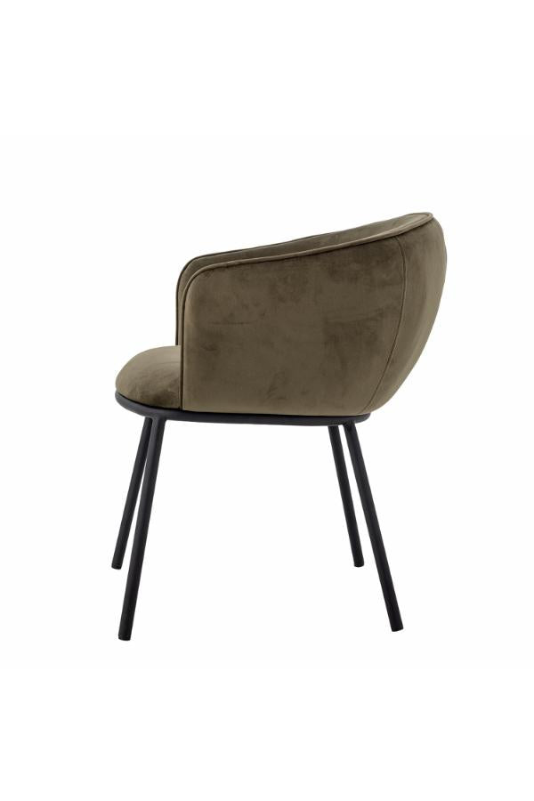 Bloomingville Cortone Dining Chair, Green, Recycled Polyester