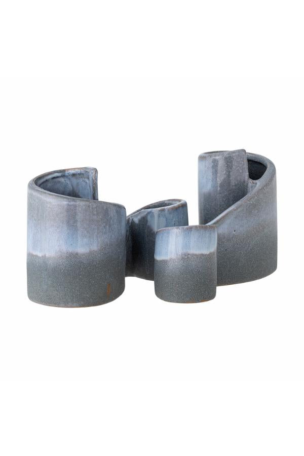 Creative Collection Meliad Bookend, Blue, Stoneware