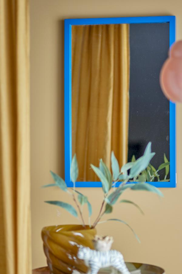 Bloomingville Atle Wall Mirror, Blue, MDF