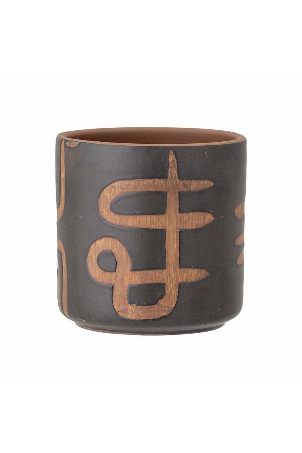 Bloomingville Abas Deco Flowerpot, Brown, Terracotta