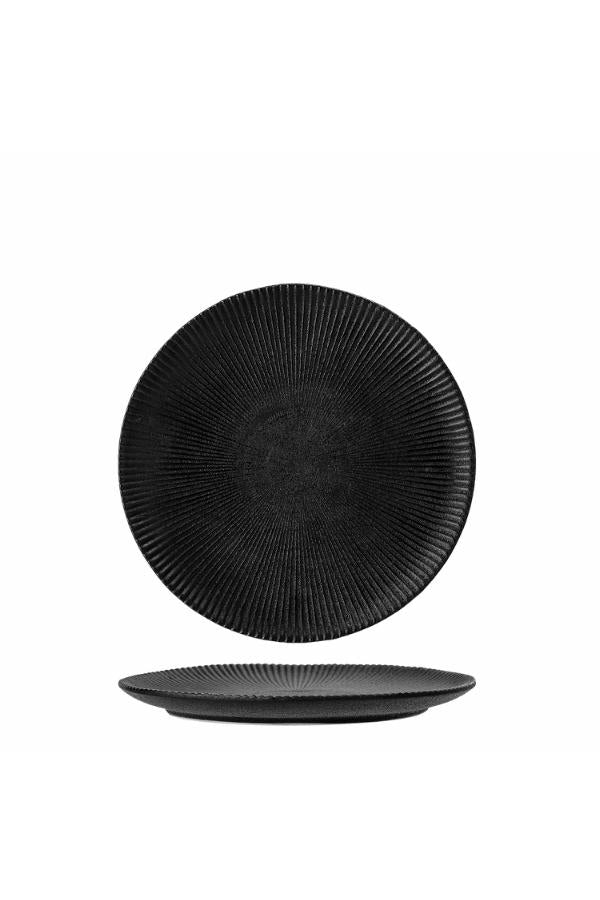 Bloomingville Neri Plate, Black, Stoneware