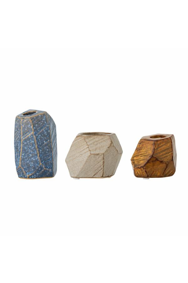 Bloomingville Kimber Votive & Candle Holder, Multi, Stoneware