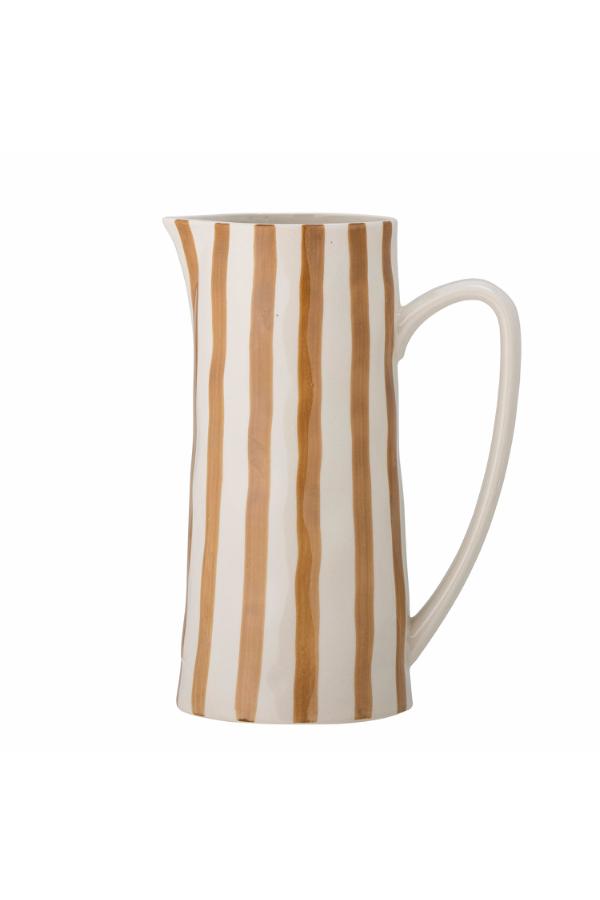 Creative Collection Begonia Jug, Brown, Stoneware