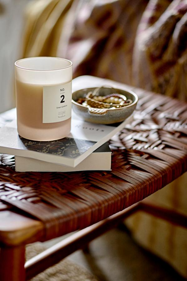 Illume X Bloomingville NO. 2 - Green Gardenia Scented Candle, Rose, Natural Wax