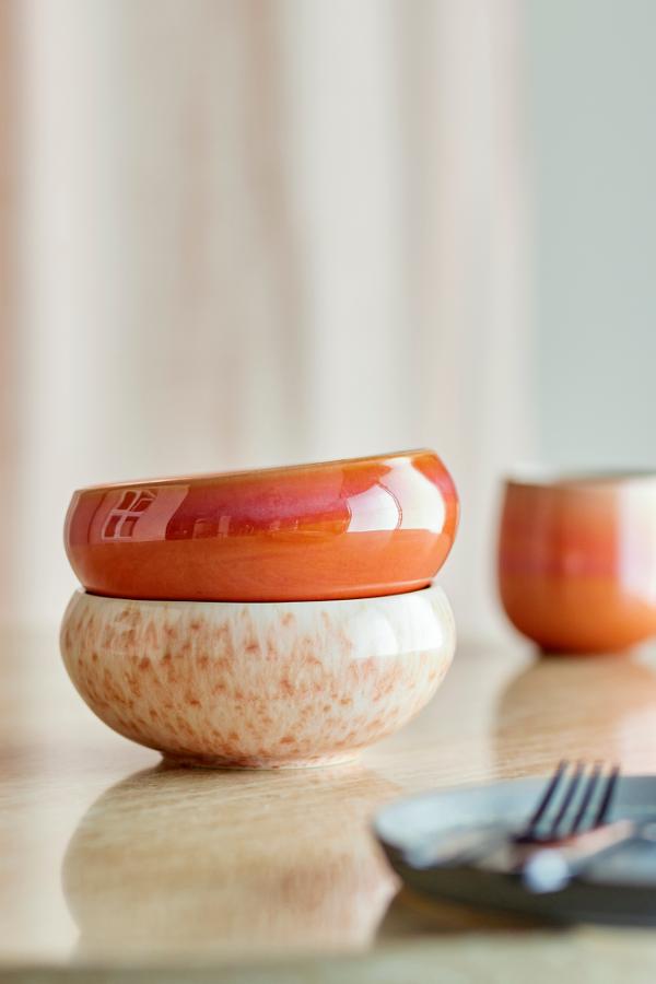 Bloomingville Roselyn Bowl, Rose, Stoneware