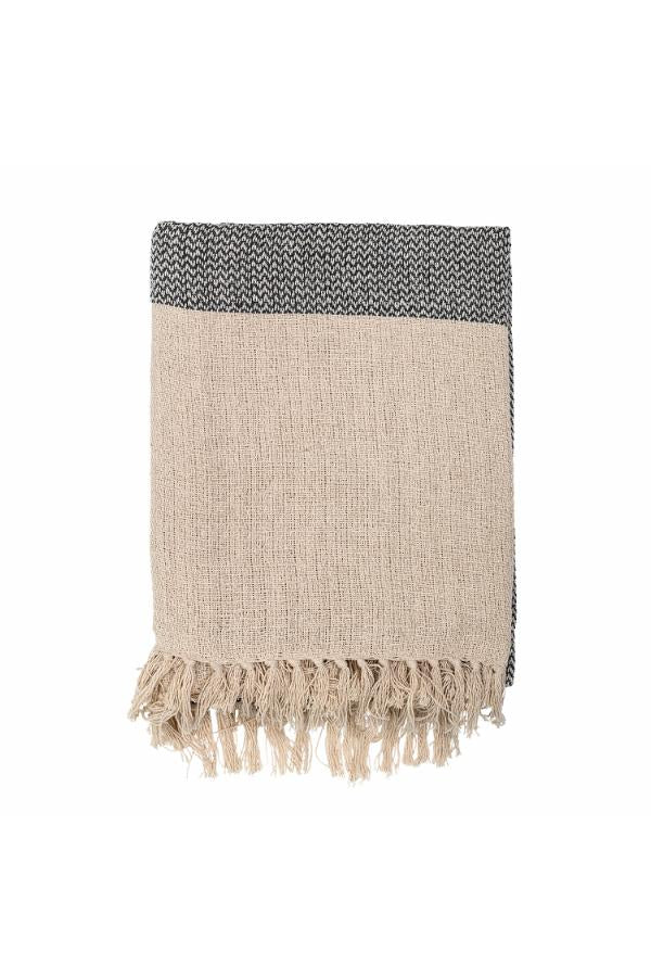 Bloomingville Matt Throw, Grey, Recycled Cotton
