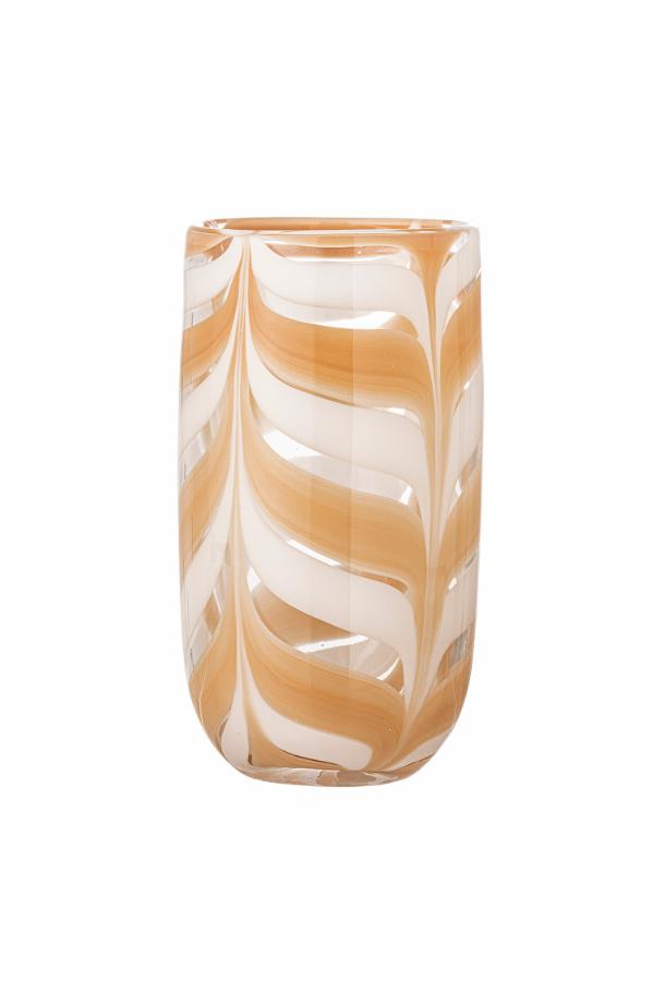 Bloomingville Taven Vase, Orange, Glass