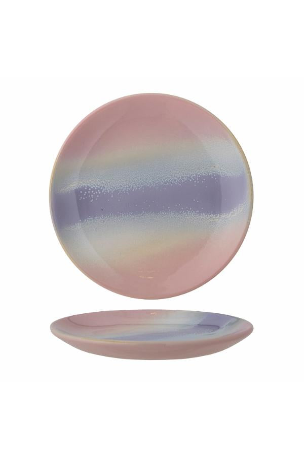 Bloomingville Safie Plate, Rose, Stoneware
