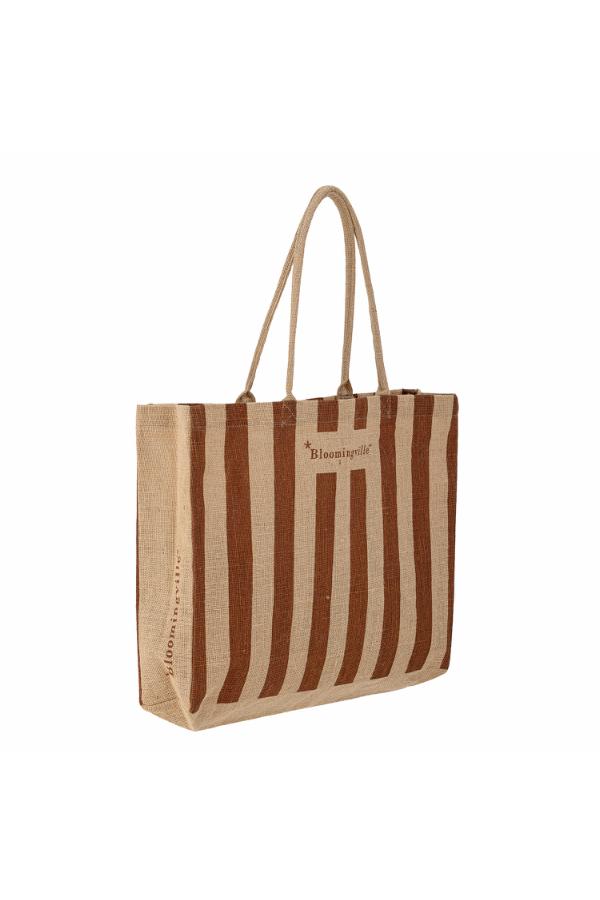 Bloomingville Bergamo Shopping Bag, Brown, Jute
