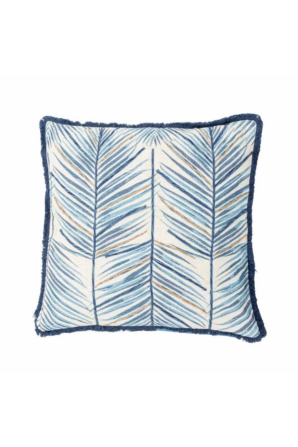Creative Collection Laval Cushion, Blue, Cotton