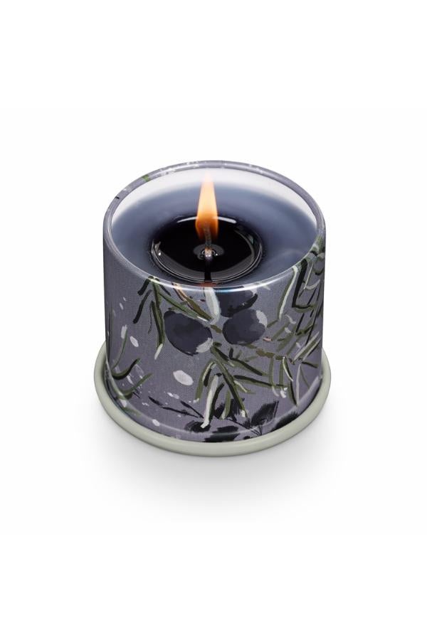 Illume North Sky Demi Vanity Tin Candle, Blue,