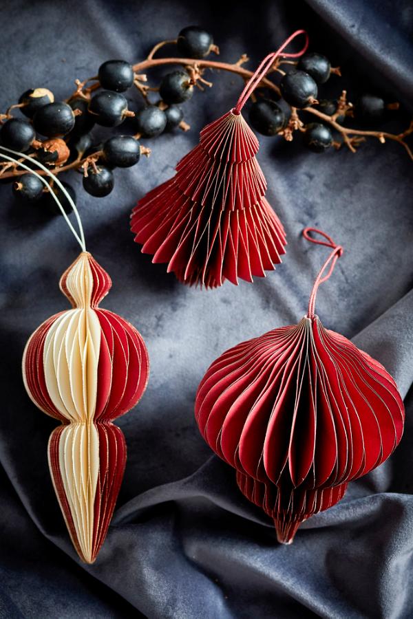 Bloomingville Tinkle Ornament, Red, FSC®Mix, Paper