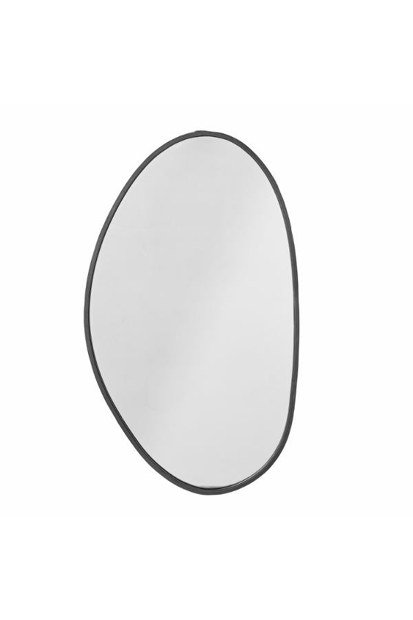 Creative Collection Faun Wall Mirror, Black, Iron