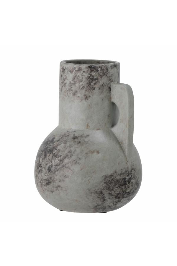 Bloomingville Tias Vase, Grey, Ceramic
