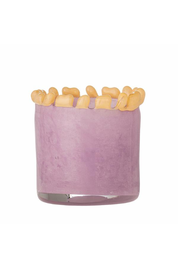 Bloomingville Edger Votive, Purple, Glass