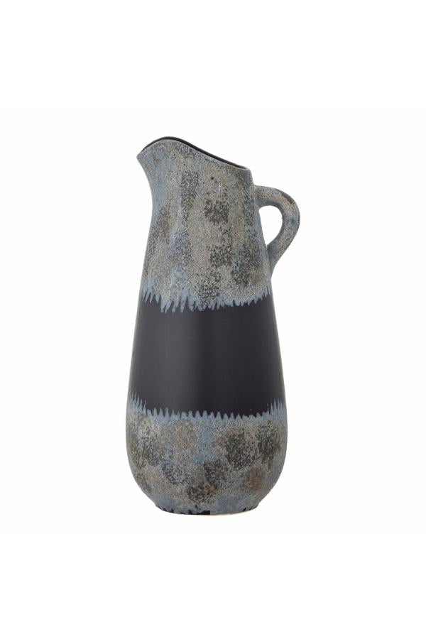 Creative Collection Khumo Vase, Black, Stoneware