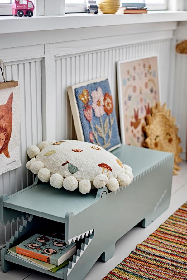 Bloomingville Mini Arnie Bench, Green, FSC®100%, MDF