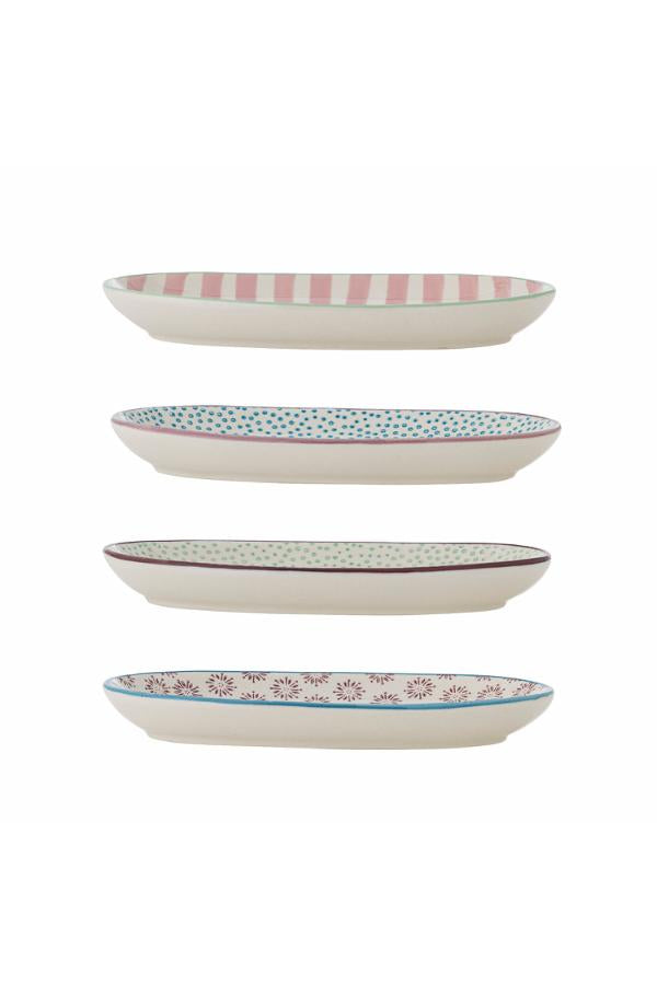 Bloomingville Patrizia Plate, Multi, Stoneware