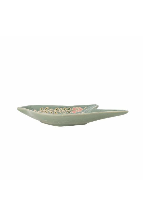 Creative Collection Rosalynde Serving Plate, Green, Stoneware