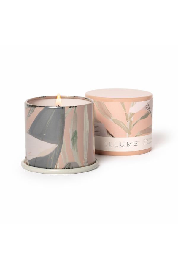 Illume Coconut Milk Mango Demi Vanity Tin Candle, Rose,