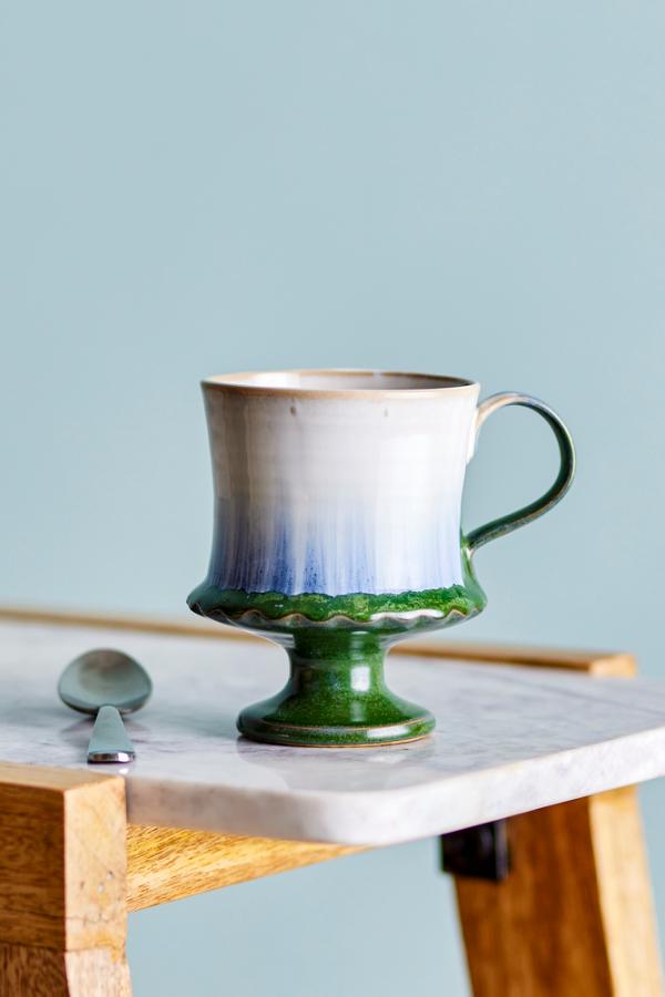 Creative Collection Odile Mug, Blue, Stoneware