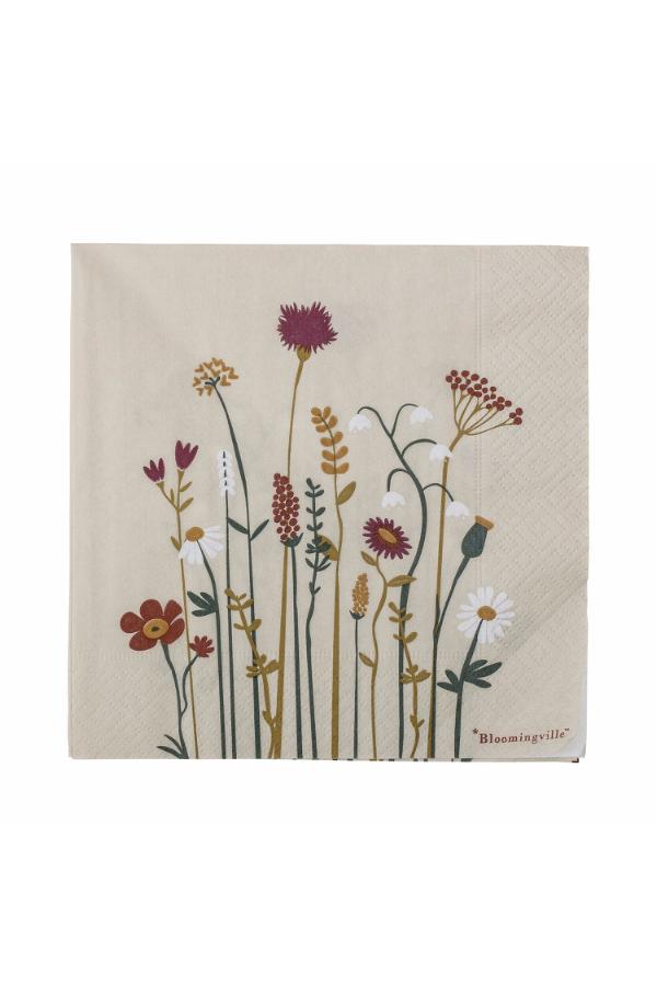 Bloomingville Paige Napkin, Multi, FSC®Mix, Paper