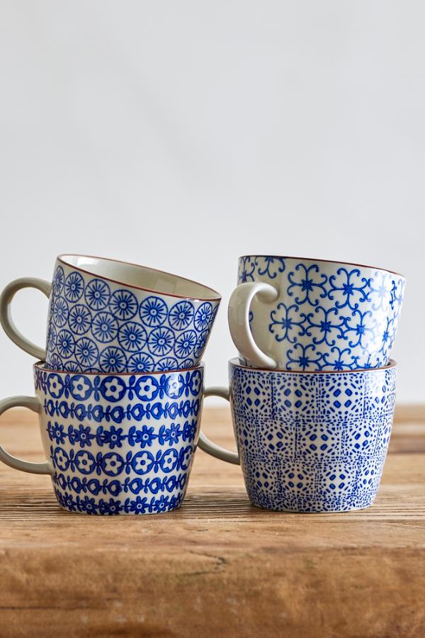 Bloomingville Karine Mug, Blue, Stoneware