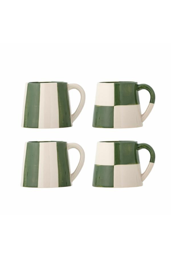 Bloomingville Floki Mug, Green, Stoneware