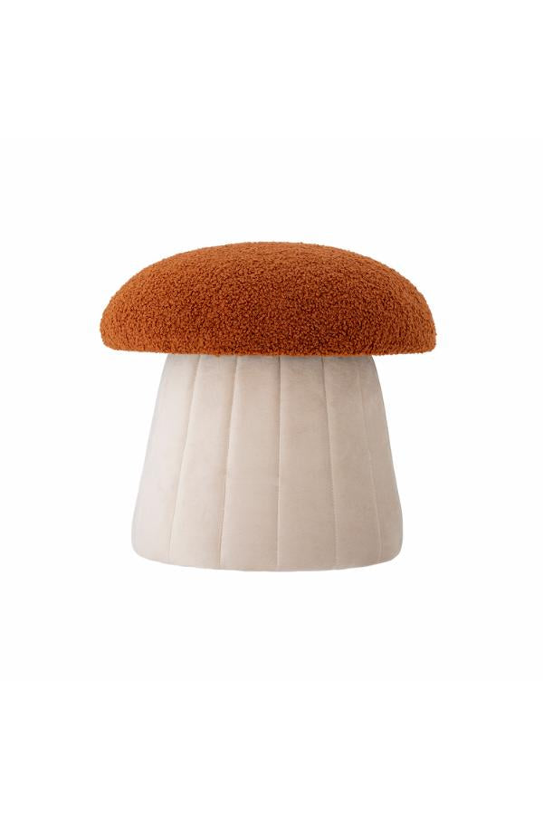 Bloomingville Mini Bertil Pouf, Red, Polyester
